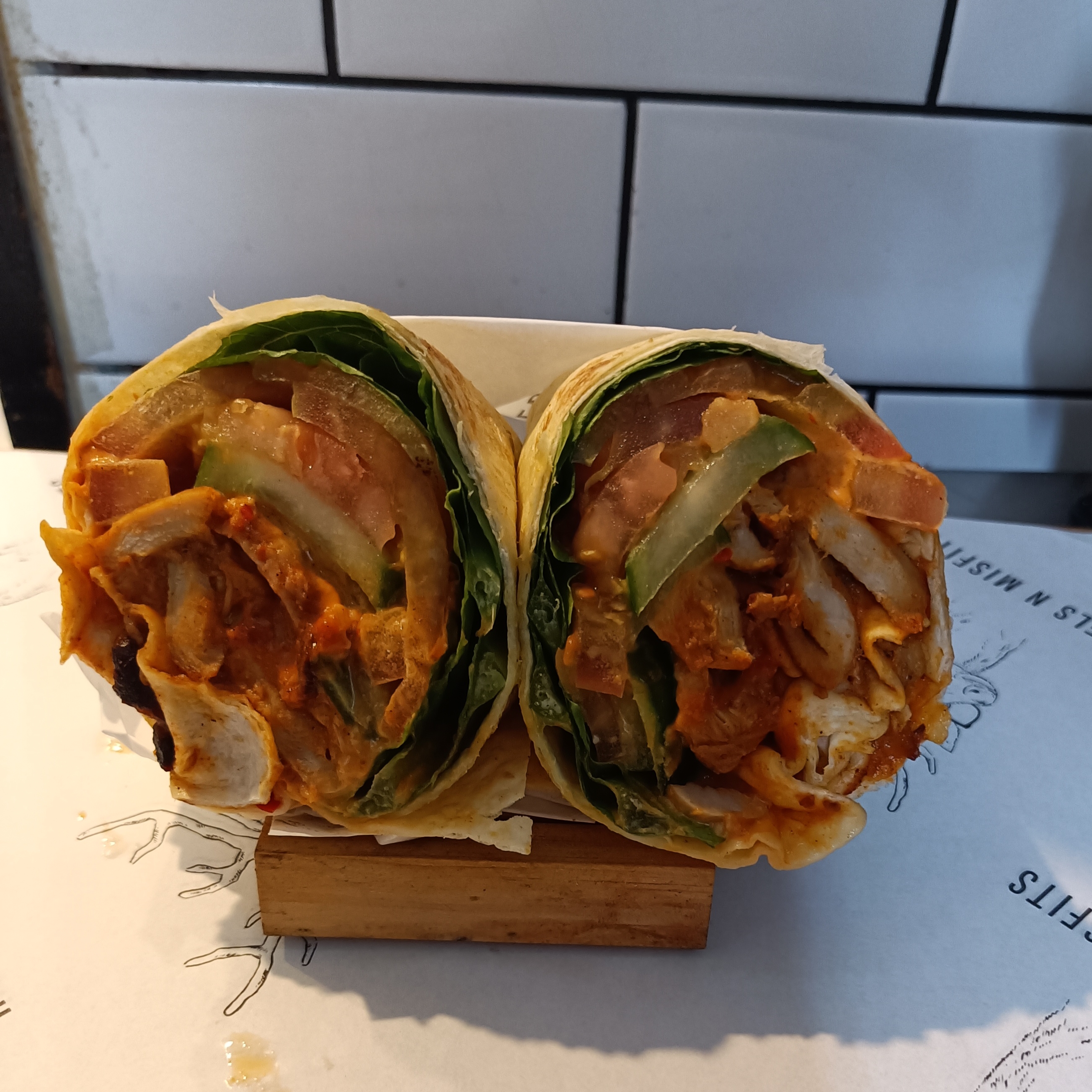 Peri Peri Chicken Wrap